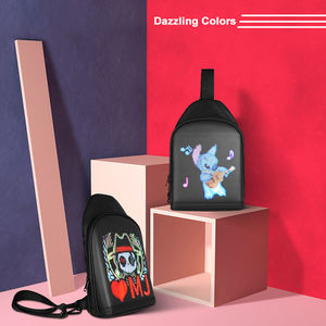 Sac à dos publicitaire LED intelligent programmable imperméable pour ordinateur portable, voyage, multimédia, bricolage, avec écran pour les sports de plein air, sac LED - Product Image 3