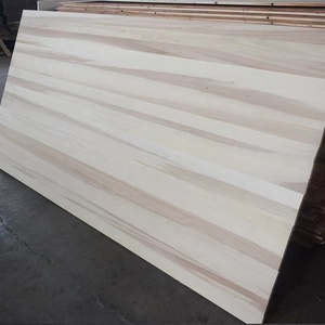 Panneaux de revêtement en bois de Paulownia massif, panneaux de placage en bois brut, peuvent être sculptés et vendus en gros. - Product Image 2
