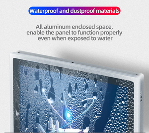 Android phẳng nhúng treo tường công nghiệp máy tính bảng Win dows 15 inch bảng điều khiển công nghiệp PC với Phía trước nút nguồn USB - Product Image 2