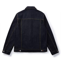 21oz Raw Japanese Selvedge Denim Jacket pour Hommes Casual Truck Worker Blank Jeans Jacket