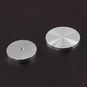 โต๊ะเค้กชาอลูมิเนียม<span class=keywords><strong>ขา</strong></span>หมุนด้านล่างพร้อมโรเตอร์แบริ่งสำหรับโต๊ะรับประทานอาหารกระจกการออกแบบที่ทันสมัยประกอบง่าย - Product Image 2