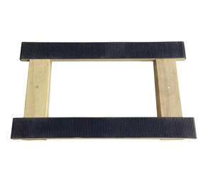 Chariot de déménagement de type <span class=keywords><strong>H</strong></span> avec une capacité de 1200 livres, fabriqué en bois dur russe, avec des courroies en caoutchouc et des roulettes Colson de 3,5 pouces - Product Image 4