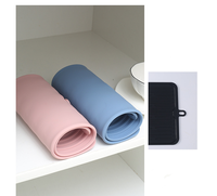 YDS Tapis d'égouttoir à vaisselle résistant à la chaleur pour évier de comptoir de cuisine Grand tapis de séchage en Silicone Tapis d'évier antidérapant facile à nettoyer