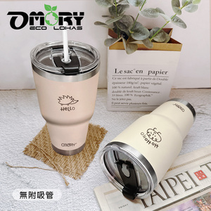 Vente en gros OMORY Hello Original 900ml Tasse isotherme à large ouverture à double paroi sous vide pour usage quotidien - Product Image 2