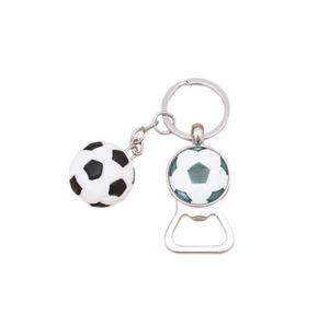 Cartoon <b>Anime</b> Mini Football Pendant Carabiner <b>Keychain</b> PVC Rubber Promotional Soccer Club Gift Souvenir Lightweight - Product Image 4
