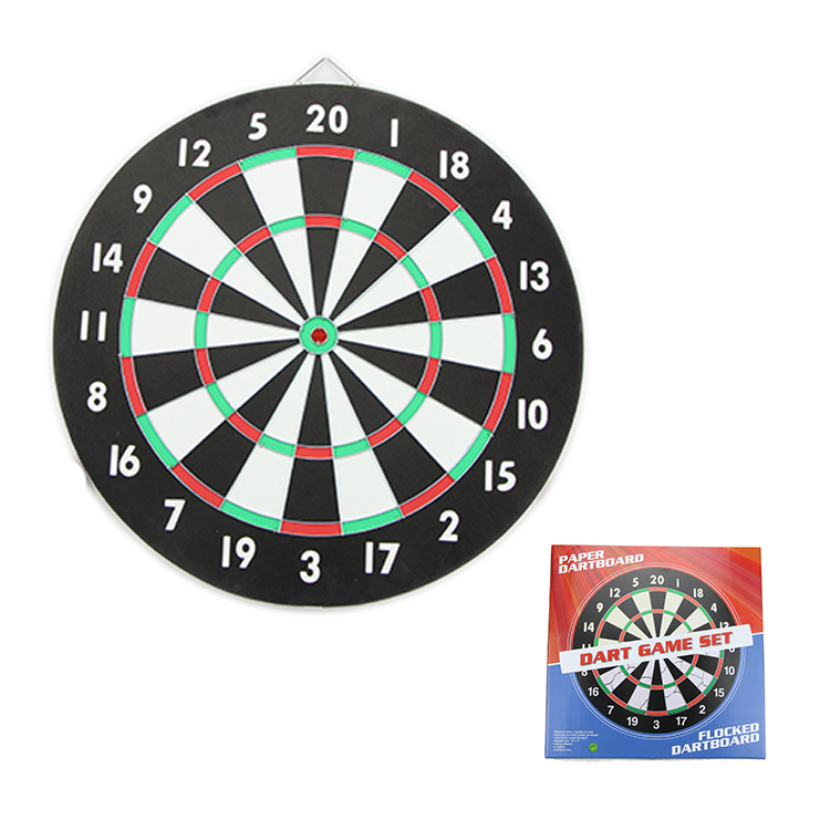 Закрытый спортивный автомат для игры в Дартс мишень для дротиков/Профессиональный 18 дюймовые бумажные мишень для дротиков/с 6 PCS дротик Двусторонняя игры