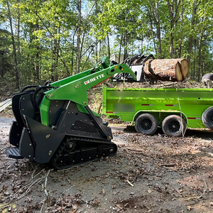 Trung Quốc thực hiện V1000 Mini Skid chỉ đạo Bộ nạp đứng trên Crawler loader CE EPA động cơ skidsteer theo dõi Bộ nạp - Product Image 3