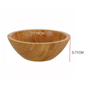 Tigela De Bambu Esculpida Ecológica Sopa Biodegradável e Tigela De Arroz Feito De Fibra De Bambu - Product Image 5