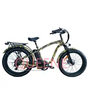 QUEENE/Drops hipping 48V 750W 1000W Beach Cruiser Fett reifen Elektro fahrrad 26*4,0 Zoll Elektro-Chopper-Fahrrad
