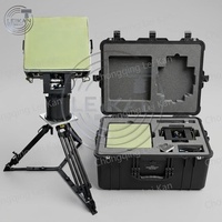 Radar Pengintai Ketinggian Rendah 360 Mekanis Pemindai X-Band 3D Phased Array Anti-Clutter Jangkauan 5km Pelacakan Multi-Target
