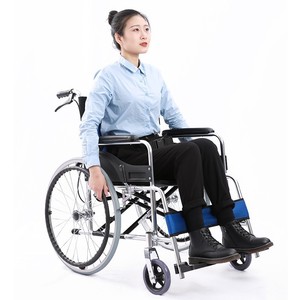 Silla de ruedas plegable ligera, portátil, manual, ultraligera, scooter de movilidad para personas mayores, residencias de ancianos - Product Image 2