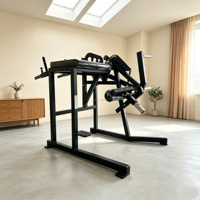 Machine à fessiers à charge libre professionnelle, banc de pont pour les fessiers, équipement de gym robuste pour les fessiers et les ischio-jambiers