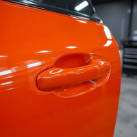 Film Pelindung Cat Mobil PPF Lava Orange Logo Customs Grosir, Self Healing, untuk Kendaraan Mewah