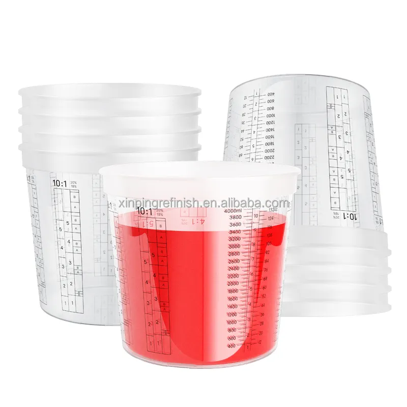 paint mix system cup plastic disposable mixing cup for mixing colors