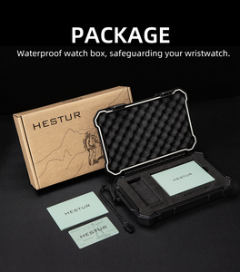 Hestur Ti 2 montre à Quartz de mode pour hommes 44.5mm mouvement chronographe solaire verre saphir 150bar Sport montre à Quartz solaire Antique - Product Image 5