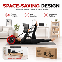 Chaise de yoga portable et roue de Pilates compacte pour usage domestique – Équipement de studio de Pilates très populaire sur TikTok pour exercices de renforcement profond des abdominaux