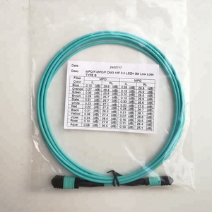 UT-King fabbrica MPO/F-MPO/F 12F 12 Core 3.0mm OM3 LSZH fibra ottica Mpo cavo cavo Mpo MPO connettore MPO - Product Image 2