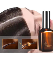 Sérum capillaire personnalisé avec logo OEM, produits de soin capillaire, hydratant, meilleur anti-frisottis, sérum capillaire à l'huile d'argan et à la kératine