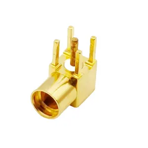 MMCX RIGHT ANGLE PCB JACK FOR RECEPTACLES