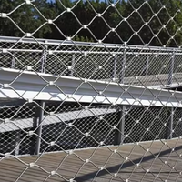 Filet de sécurité en acier inoxydable 1/16, résistant, pour la protection industrielle, structure de câble, résistant aux chocs, système de protection pour bâtiments
