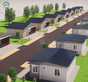 Casa prefabricada de 3 plazas, contenedor Modular de 64m2 con cocina, casa prefabricada de bajo coste - Product Image 4