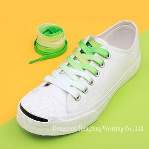 그라디언트 신발 끈 캔디 컬러 플랫 네온 레인보우 신발 끈 신발 끈 - Product Image 5