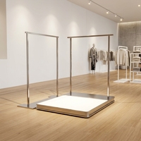Meubles de présentation pour magasins de vêtements, design 3D professionnel, avec éclairage LED et montage facile, pour les propriétaires de commerces de détail mondiaux