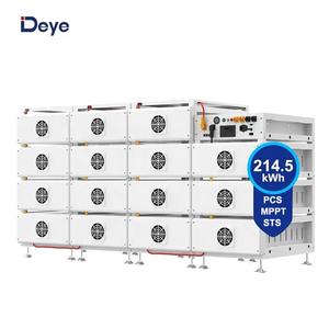 Deye BOS-B baterai surya Lithium Ion, untuk penyimpanan energi C & I 215 kWh Per Cluster 51.2 Vdc 168A IP20 dalam sistem dudukan rak - Product Image 1