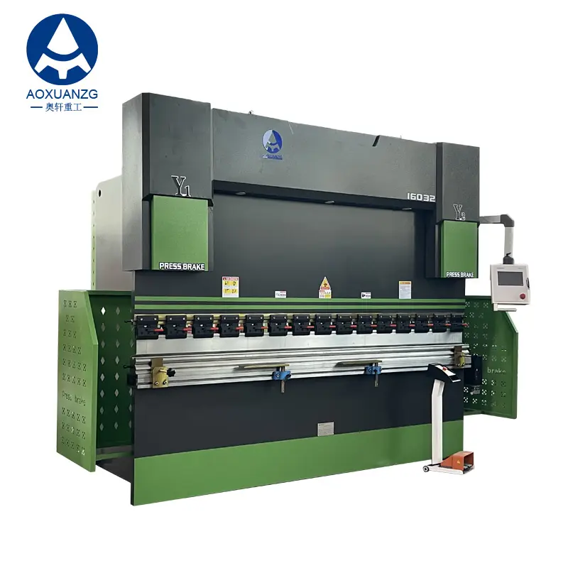 Free Lubricating Device Bending Machine, TP10S 160T3200MM Hydraulic Press Brake, CNC Steel Folder