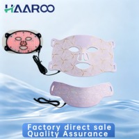 Masque en silicone LED 7 couleurs pour le visage et le cou - Thérapie photonique à 108+54 perles - Outil de soin personnel et de beauté - Appareil de rajeunissement cutané à domicile