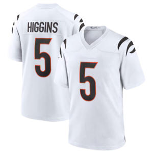 2026 Nieuwe Cincinnati 9 Joe Burrow 1 Ja'Marr Chase 2 McPherson 5 Higgins 85 Tee Higgins Game Limited Gestikte American Football - Product Image 5