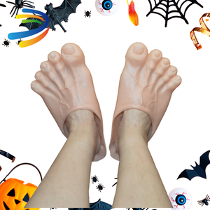 Dropshipping 2026 : Nouveaux chaussons de créateur pour Halloween, pantoufles pieds nus <span class=keywords><strong>pas</strong></span> chères, pantoufles amusantes Hulk - Product Image 2