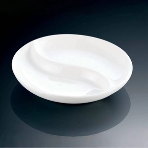 Plato de Cerámica de Forma Irregular, Diseño Minimalista, Estilo Simple, Apto para Microondas - Product Image 1