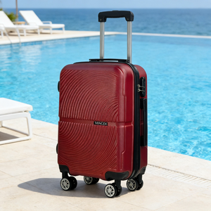 Ensemble <span class=keywords><strong>de</strong></span> 4 <span class=keywords><strong>valises</strong></span> à roulettes rigides légères et imperméables, en aluminium, avec serrure à combinaison multi-vitesses pour les voyages - Product Image 1