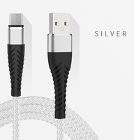 Cable de Carga Rápida 3A de Nailon de Alta Calidad al por Mayor, Cable de Datos Micro USB para Teléfono Móvil, para Banco de Energía, para iPhone 18 17 Samsung S26