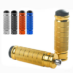 Reposapiés de Aluminio para Motocicleta, Pedales de Repuesto Coloridos con Tornillo M8, Ajustables, Piezas de Repuesto - Product Image 4