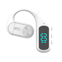 Headset Open Ear Hook Putar 180 Derajat Earphone Tunggal ENC Layar Digital Pengisian Daya Type-C IPX4