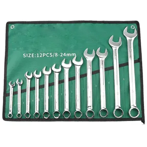 12pcs Open-end Combination Spanner Set Gear Ratchet Wrench Set