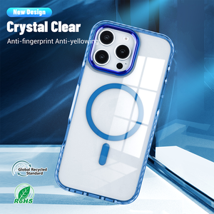 เคสโทรศัพท์อะคริลิกใสกันกระแทกและกันกระแทกสำหรับ iPhone 16 PRO MAX ฝาครอบแม่เหล็กสีสันสดใสสำหรับ iPhone 16 PLUS - Product Image 6