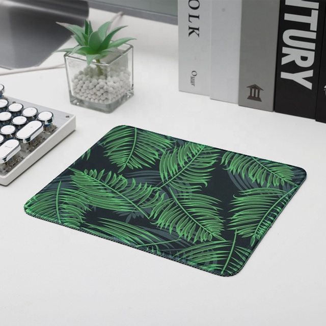 Gamer Non Slip Custom Rubber Mouse Pad with Wrist Rest Microfiber Cloth Rubber Base 220x180mm Small Computer Mat for Home Office