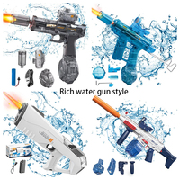 Pistolets à eau professionnels pour enfants, fusil de sniper électrique haute pression, jouet à pompe, bataille ultime, longue portée, plastique coloré pour enfants