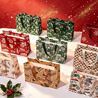 Luxe witte kartonnen shoppertasjes met satijnen lintjes, stevige papieren cadeauzakjes voor kleding/schoenen met aangepast logo