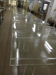 Wedding Supply Rectangle <strong>Clear</strong> Acrylic Dining Party <strong>Tables</strong> - Product Image 5