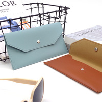 Portefeuille long portable en cuir PU pour femme avec fermeture à bouton, pochette à monnaie élégante pour espèces, cartes de crédit et enveloppes de billets