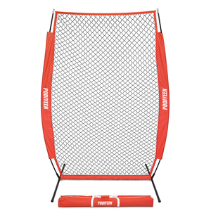 7x4ft có thể gập lại Bow khung màn hình bày Net bảo vệ thiết bị đào tạo cho bóng chày và bóng mềm với Carry bag - Product Image 1