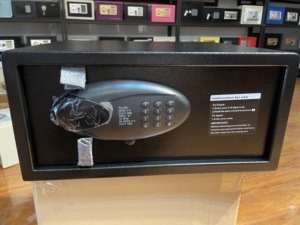 Caja de Seguridad Pequeña para Viajes, Hogar u Hotel, Mini Caja Fuerte Antirrobo, Totalmente de Acero, con Cerradura Electrónica Profesional con Contraseña, Caja de Almacenamiento de Fábrica - Product Image 4