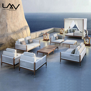 Meubles <span class=keywords><strong>de</strong></span> luxe tous temps meubles <span class=keywords><strong>de</strong></span> patio extérieur meubles en <span class=keywords><strong>bois</strong></span> <span class=keywords><strong>de</strong></span> teck ensemble <span class=keywords><strong>de</strong></span> <span class=keywords><strong>jardin</strong></span> en <span class=keywords><strong>bois</strong></span> corde tissé <span class=keywords><strong>grand</strong></span> ensemble <span class=keywords><strong>de</strong></span> canapé - Product Image 1