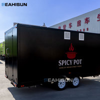 Camion de restauration personnalisé de 16 pieds, remorque alimentaire aux normes américaines, chariot mobile sur roues, station alimentaire, chariot mobile pour hot-dogs, snacks et glaces