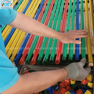 Articles ménagers colorés en PVC manche de balai et bâtons d'escoba en bois eucalyptus bâtons de serpillière en bois limpieza poteau en pin - Product Image 1