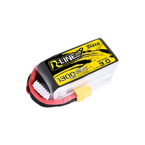 TATTU R-Line Version 4.0 6s Battery 1300mAh 22.2V 120C Battery with XT60 Plug for <b>RC</b> Racing <b>Drone</b> Quadcopter - Product Image 5